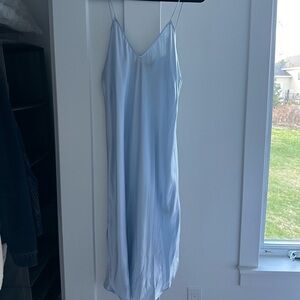 100% silk Banana Republic midi slip dress